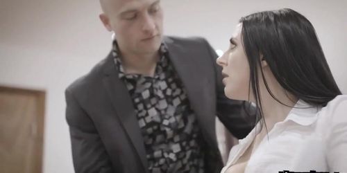 Angela let Zac screw her hardcore in many ways to keep her secret (ANGELA WHITE, Angela White)