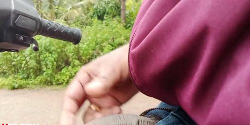 Flashing cock to two village aunties