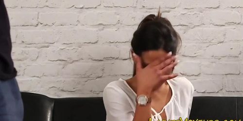 Fetish girl watching dude