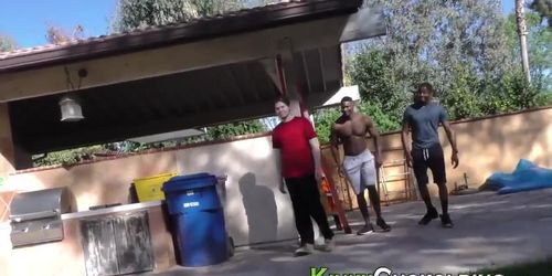 Cuckolding teen facial