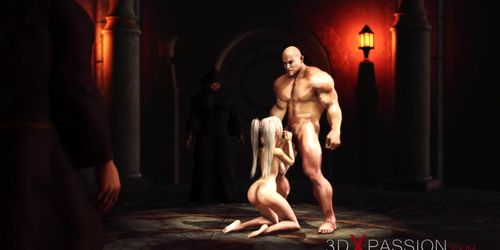 A Hot 18 Year Old ?ollege Hottie Gets Fucked By A Monk In A Medieval Castle