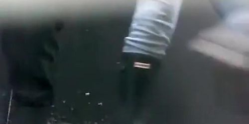 Video compilation of women peeing in public places