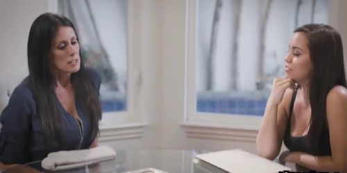 Teen Alina revenge her stepmother Reagan by seducing and fucking Reagan's fiancee (Reagan Foxx)