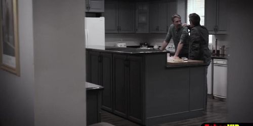 Uncle baits dad into analyze his teen stepdaughter (Chloe Cherry, Chloe Couture, Steve Holmes)