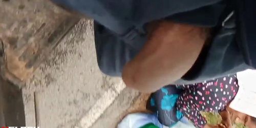 flashing cock for three aunties