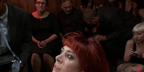 Ginger slut ass fucked in public (Mark Davis, Princess Donna)