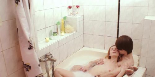 HOMEGROWNVIDEO - Petite redhead girlfriend gets fucked in the bathtub