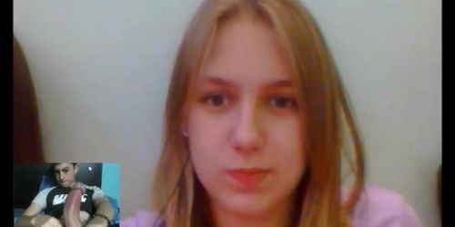 Big Dick Shock - Real Girls Reactions To Monster Cocks On Webcam: Part 1 (Abbey Rain)