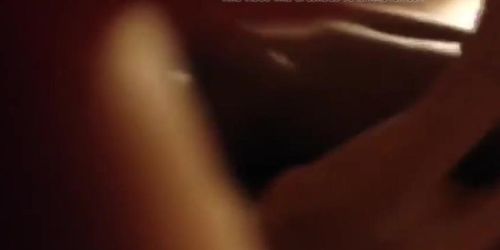 White wife cums on black dick