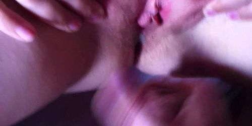 Cum on Wife's pussy