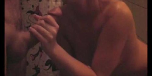 Sucks dick in the bathroom