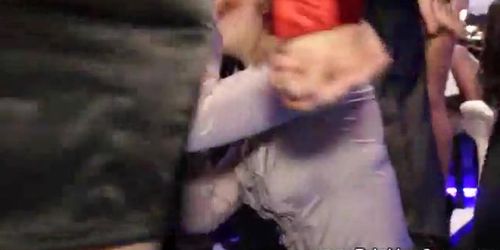 DRUNK SEX ORGY - Classy euro pornstars sucking cock at this formal party
