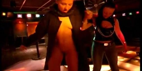 GIRLS IN CONTROL - Two mistresses walking over their slave