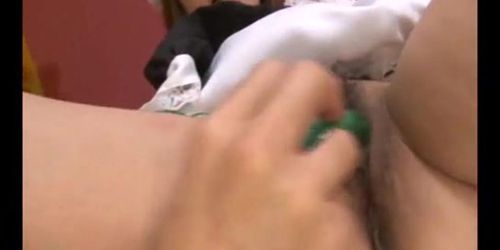 JAVHD - Japanese cutie Ami Kurosawa in a French maid uniform on the floor eating dick