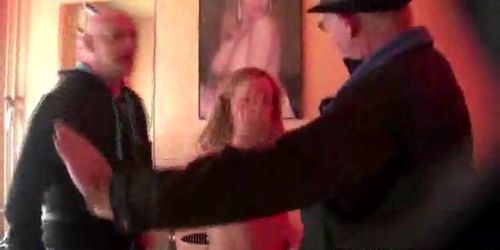 RED LIGHT SEX TRIPS - Real blonde euro hooker rides dick after sucking on cock