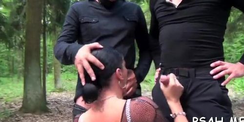 Angelic celine noiret getting stuffed