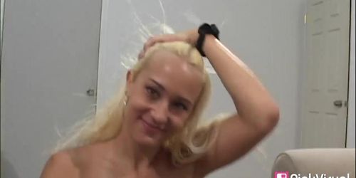 Sexy girl gets to know guys BBCs for a GB (Shane Diesel, Sledge Hammer, Sylvio Mata, Trina Michaels)