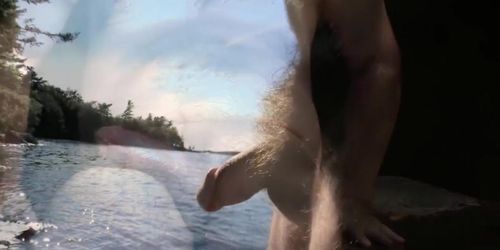 Naturist Water Lover Slide Show over 1200 pics of Sexy Nature Guy by the water