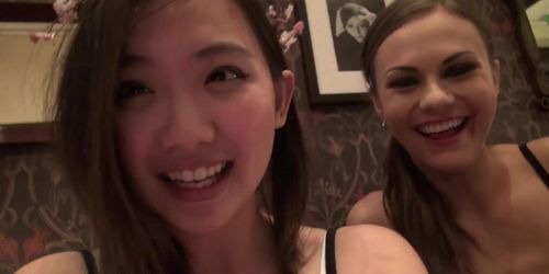 Stunning ex-page 3 girl Tina Kay has hot lesbian sex with busty asian teen (Harriet Sugarcookie, Mia D Coccinelle)