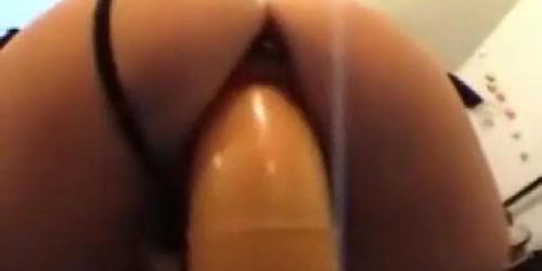 SICFLICS - She fucks the giant pumpkin in her huge pussy