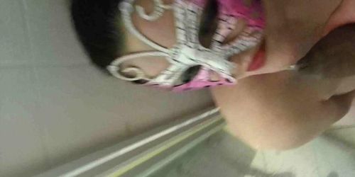 Piss: FunMaskedCouple Adventure 1 Pissing