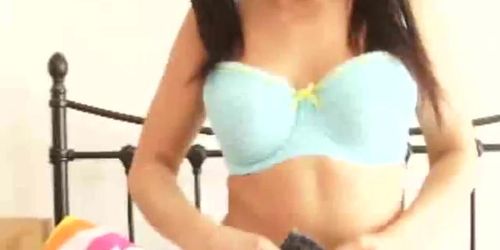 PRINCESS RIO - Busty babe posing sexy and rubbing her boobs
