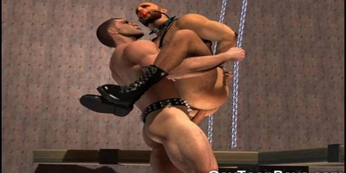 3D Muscled Men and Fantasy Boys! (Kim Triple X)