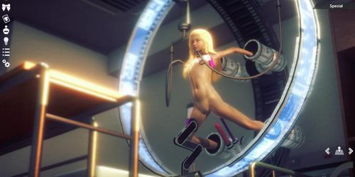 HONEY SELECT 2 - KANAYADDDs-YOUNGEST-SISTER spanked by THE-INVISIBLE and fuckedby THE-MACHINE