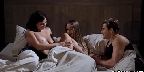 Gizelle is quite a catch that Nathan and Mona plan to seduce (Gizelle Blanco, Mona Azar, Nathan Bronson)