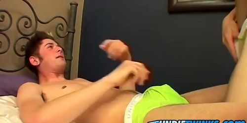 UNDIE TWINKS - Amateurs in undies Shane Allen and Brendan Killen anal fuck (Laina Lancer)