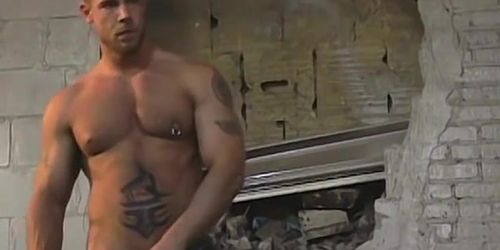 DADDY SEX FILES - Muscular gay daddies Jake Deckard and Arpad Miklos anal fuck