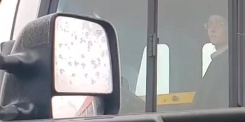 Bus driver dick flash