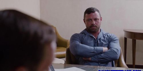 Dixie Lynn and Willow Ryder swap dads and fucks hard (Dorian Del Isla, Sergeant Miles)
