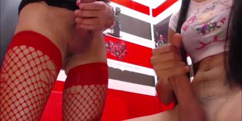 Two delicious yummy shecocks