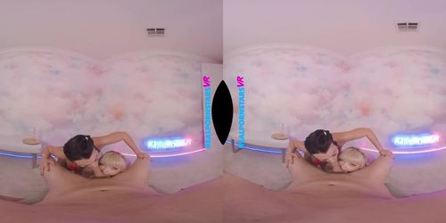 Big boobs babes crave your orgasm in juicy hot threesome (Brad Sterling, Kay Carter, Nadia White)