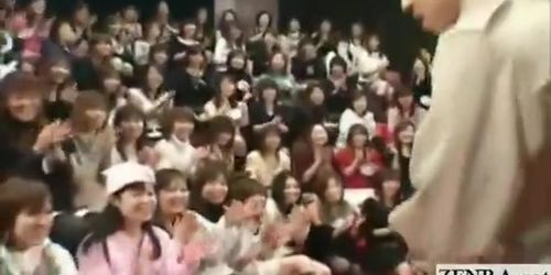 Subtitles huge Japan CFNM appreciation