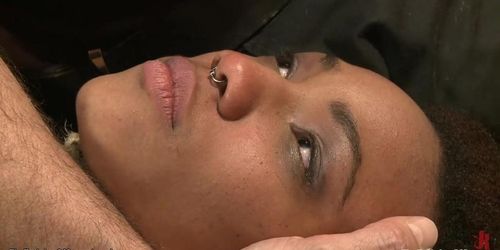 Ebony trainee pussy fucked and whipped (Niki Dominick, Nikki Darling, Nyrobi Knight, Nyrobi Knights)