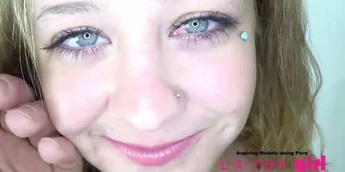 GIRL NEXT DOOR GETS FUCKED AT CASTING AUDITION