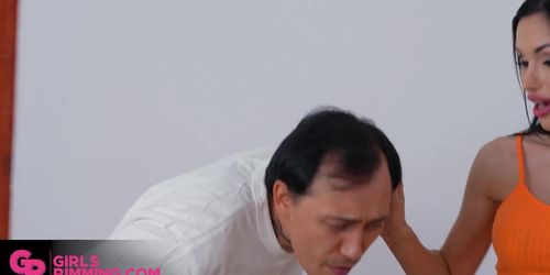 GIRLSRIMMING - Tricky fucking by rimming queen Sasha Rose