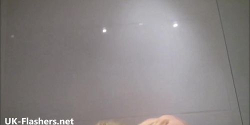Blonde voyeur Axa Jays blowjob and public flashing of sexy amateur girl in spy c (Jay Ashley)