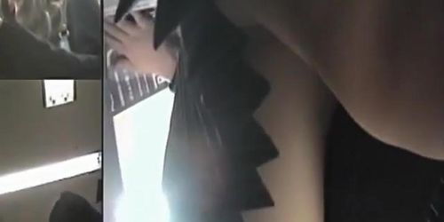 Wacky Japanese TV show with upskirt shots and multiple cameras