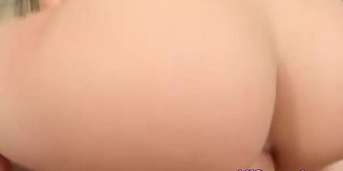 Cumshot loving brunette fucked anally