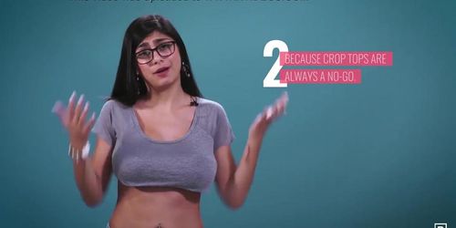The best reasons of the Mia Khalifa for the girls would have a big boobs. More in: hhttp://ethobleo.com/O2m (Mathangi Arulpragasam, Mia Callista)