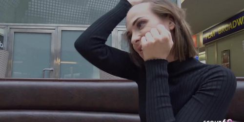 GERMAN SCOUT - FITNESS GIRL TALK TO FUCK AT REAL STREET PICKUP CASTING (Vinna Reed)