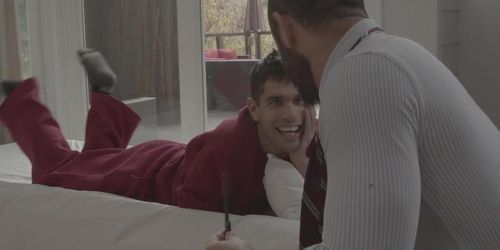 Alexander fucked Angel in upside down position (Angel Rivera)