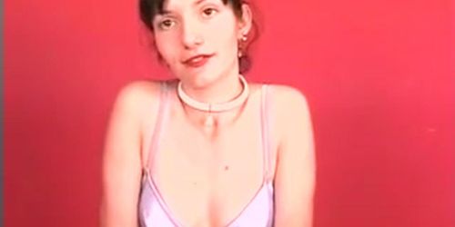 Juicy youthfull dark-hued-haired with yanks knockers showcases off her tight vagina and butt