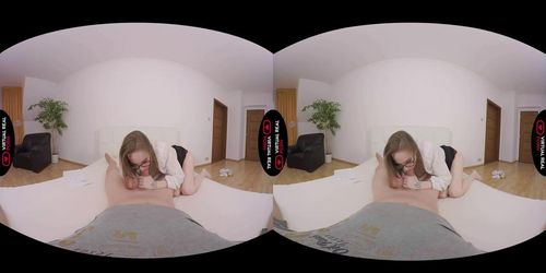 Nerd Girl – Russian Tight Pussy Angel Rush VR (Jeanna Fine)