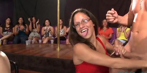 Racy cock sucking session