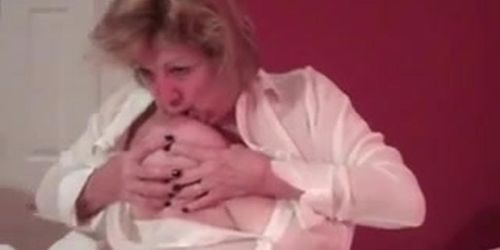 Congenital chesty mature martiddds self fellate nip compilation