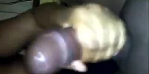 Indian blow-job and hand job with lots of spunk